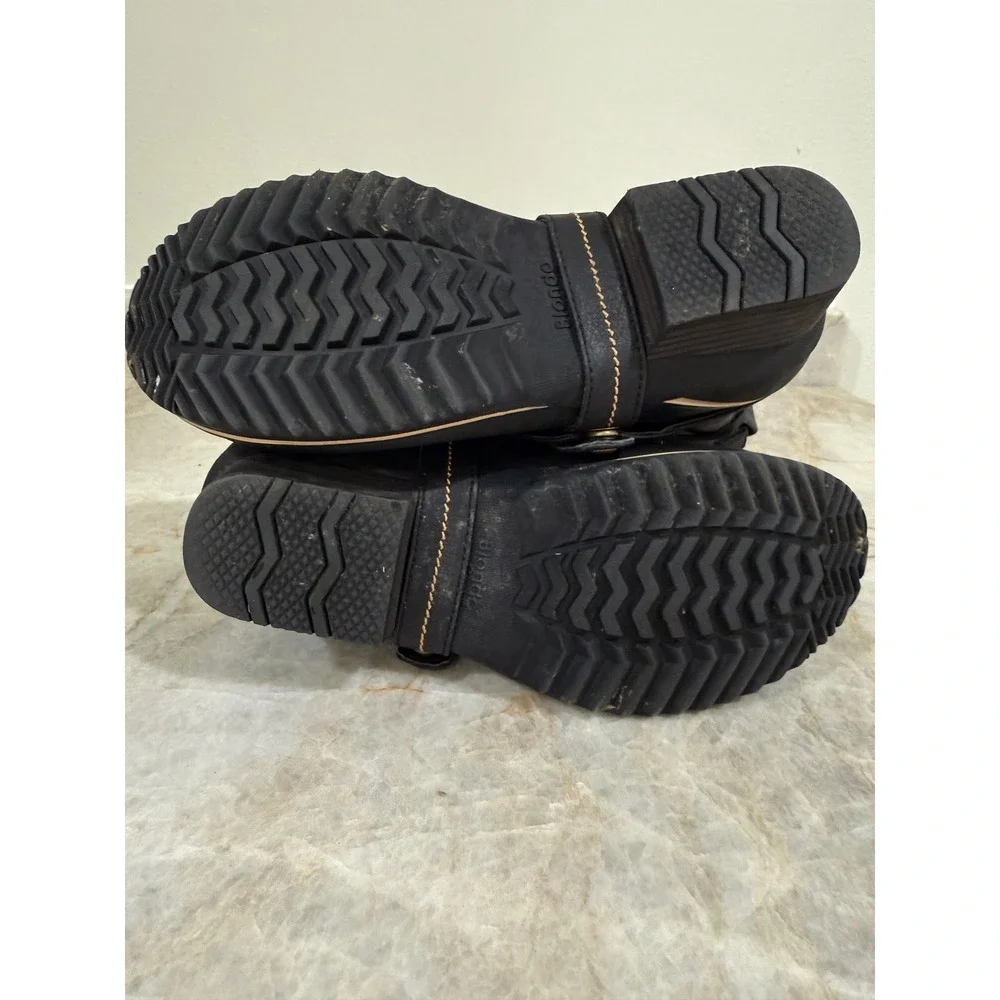 Blondo Sport Waterproof Fur Trim Winter Snow Boots Black Women's 6M
